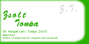 zsolt tompa business card